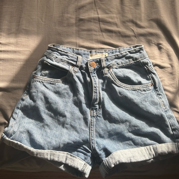 High Rise Denim Shorts - Picture 11 of 16